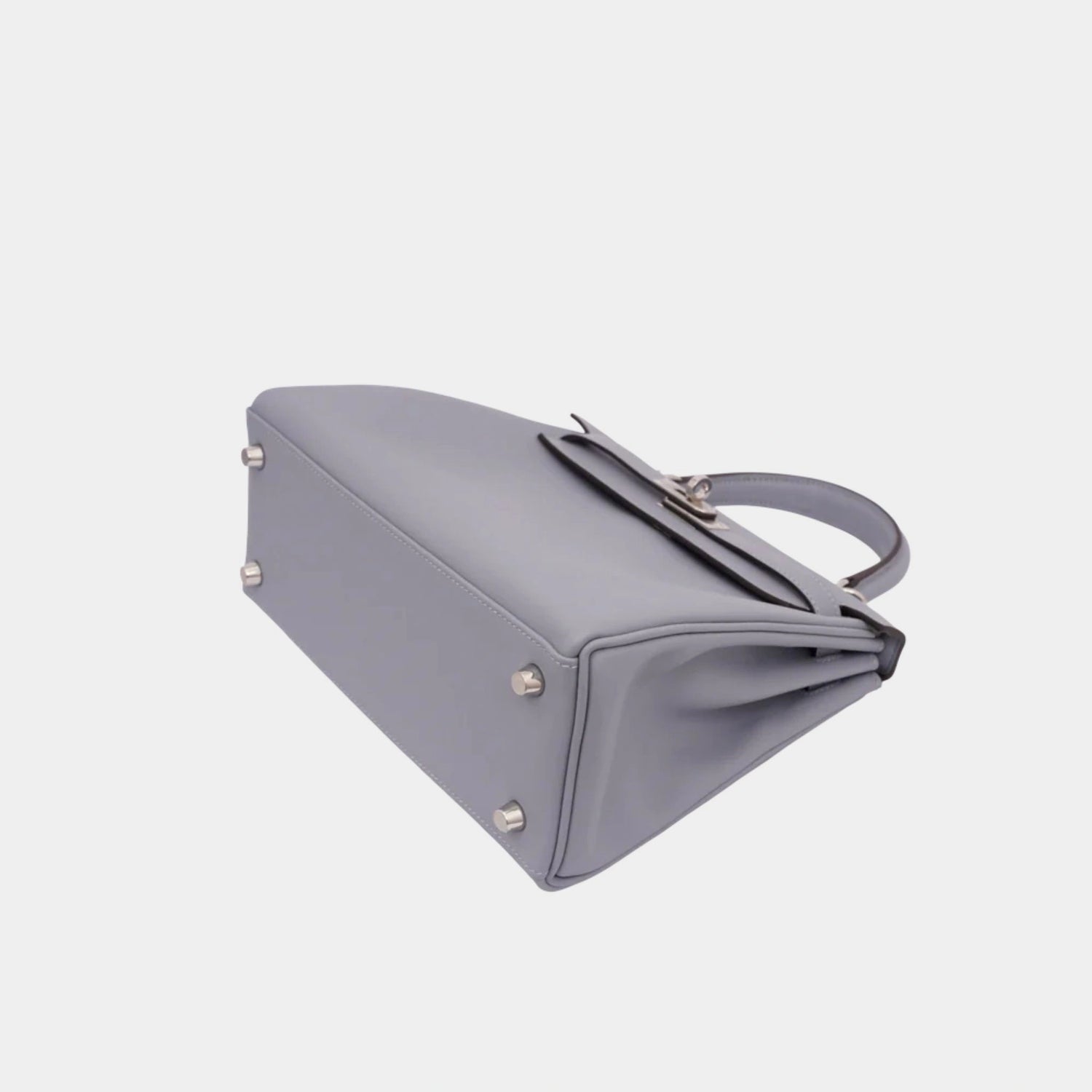 Hermes Kelly 25 Swift Bleu Lin PHW