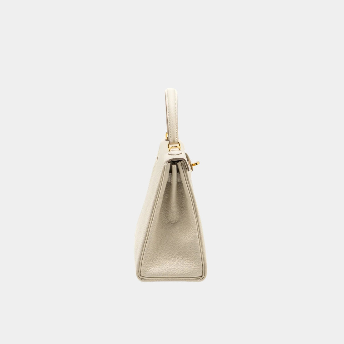 Hermes Kelly 25 Togo Craie GHW، جانب