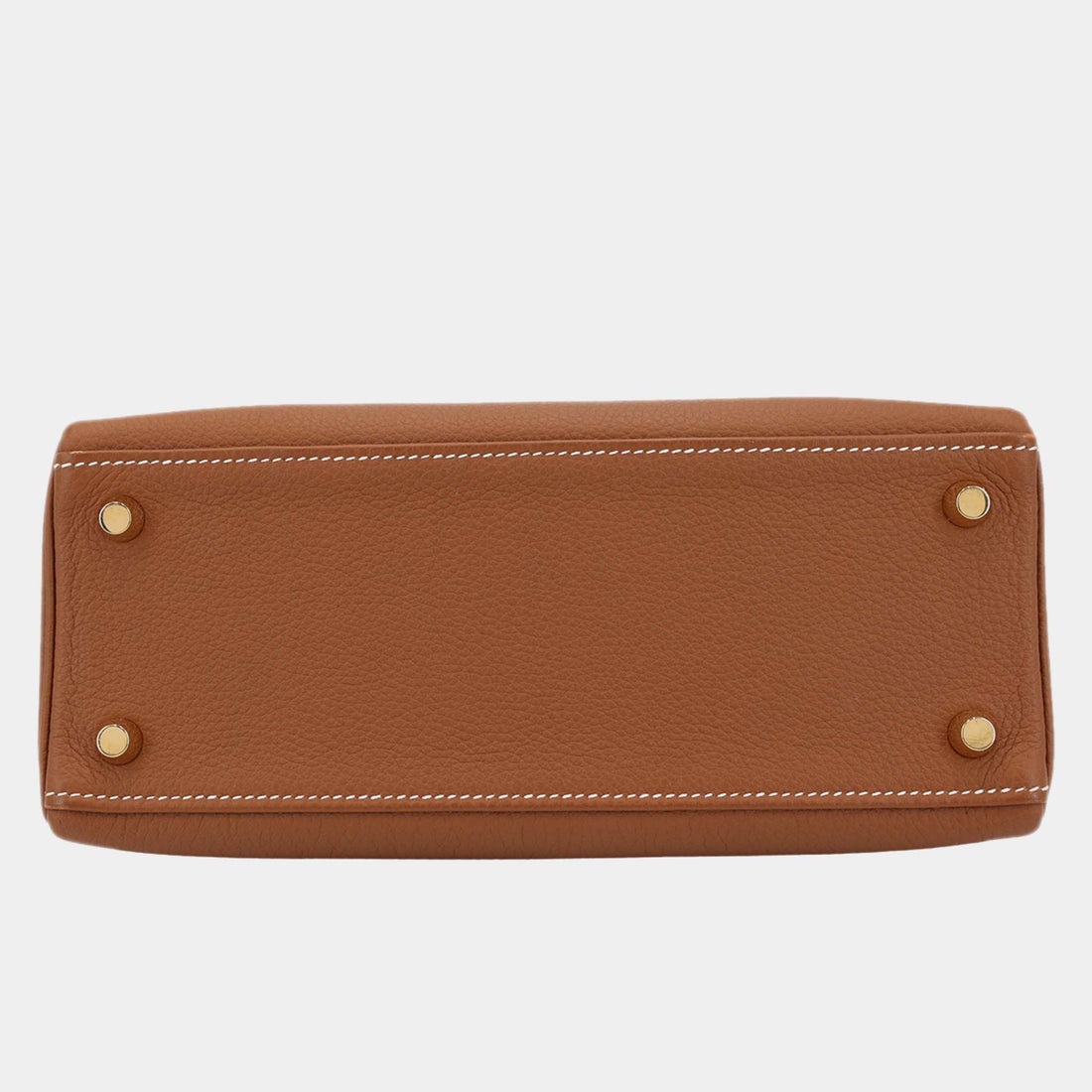Hermes Kelly 25 Togo Gold GHW، الجزء السفلي