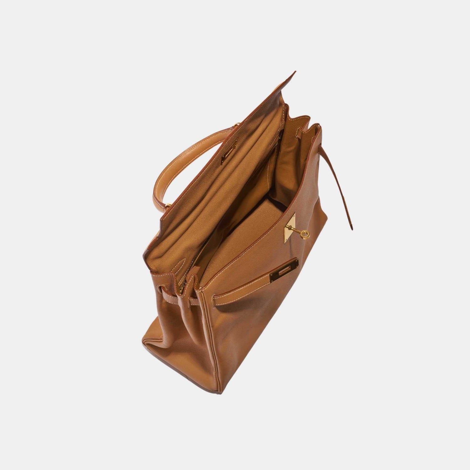 Hermes Kelly 35 Epsom Gold GHW, Top