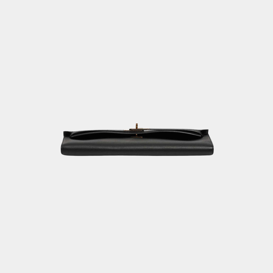 Hermes Kelly Cut Clutch Swift Black, Bottom