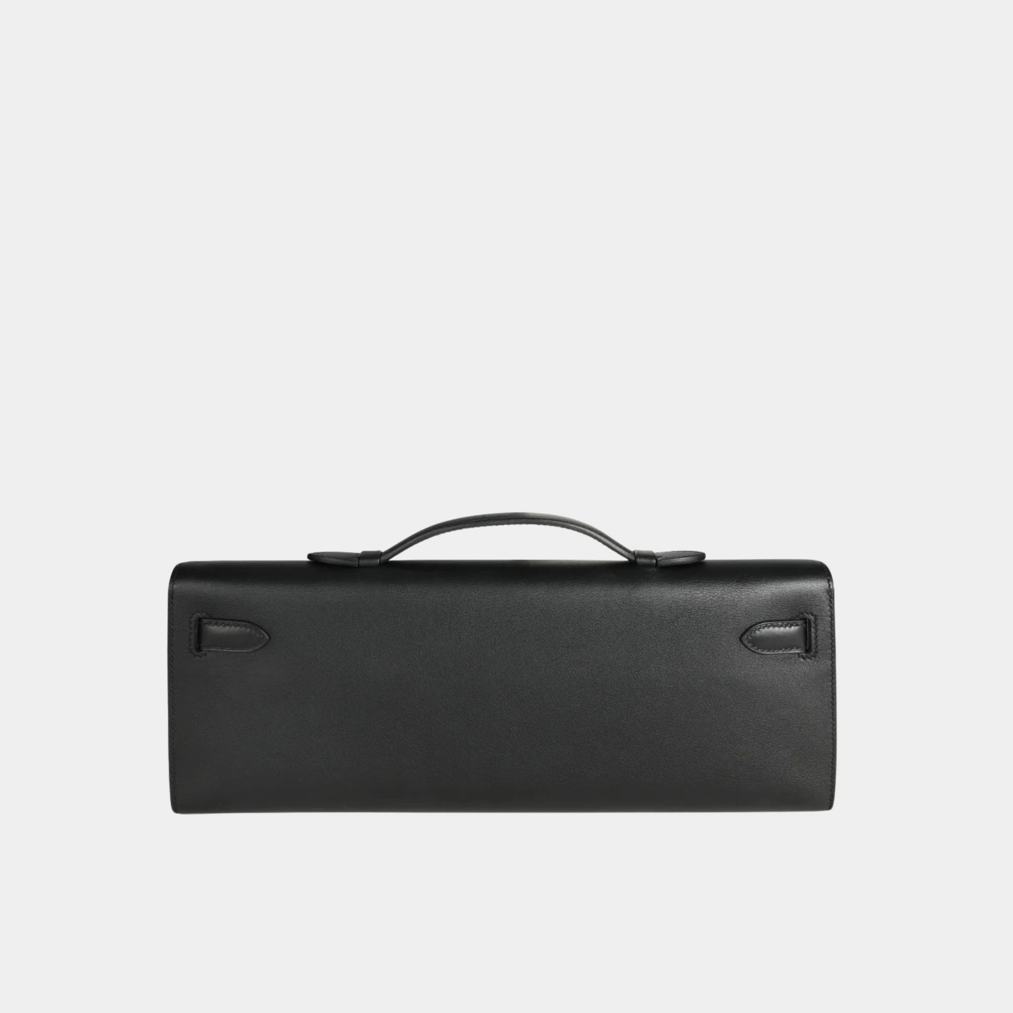Kelly Cut Clutch Swift Black PHW