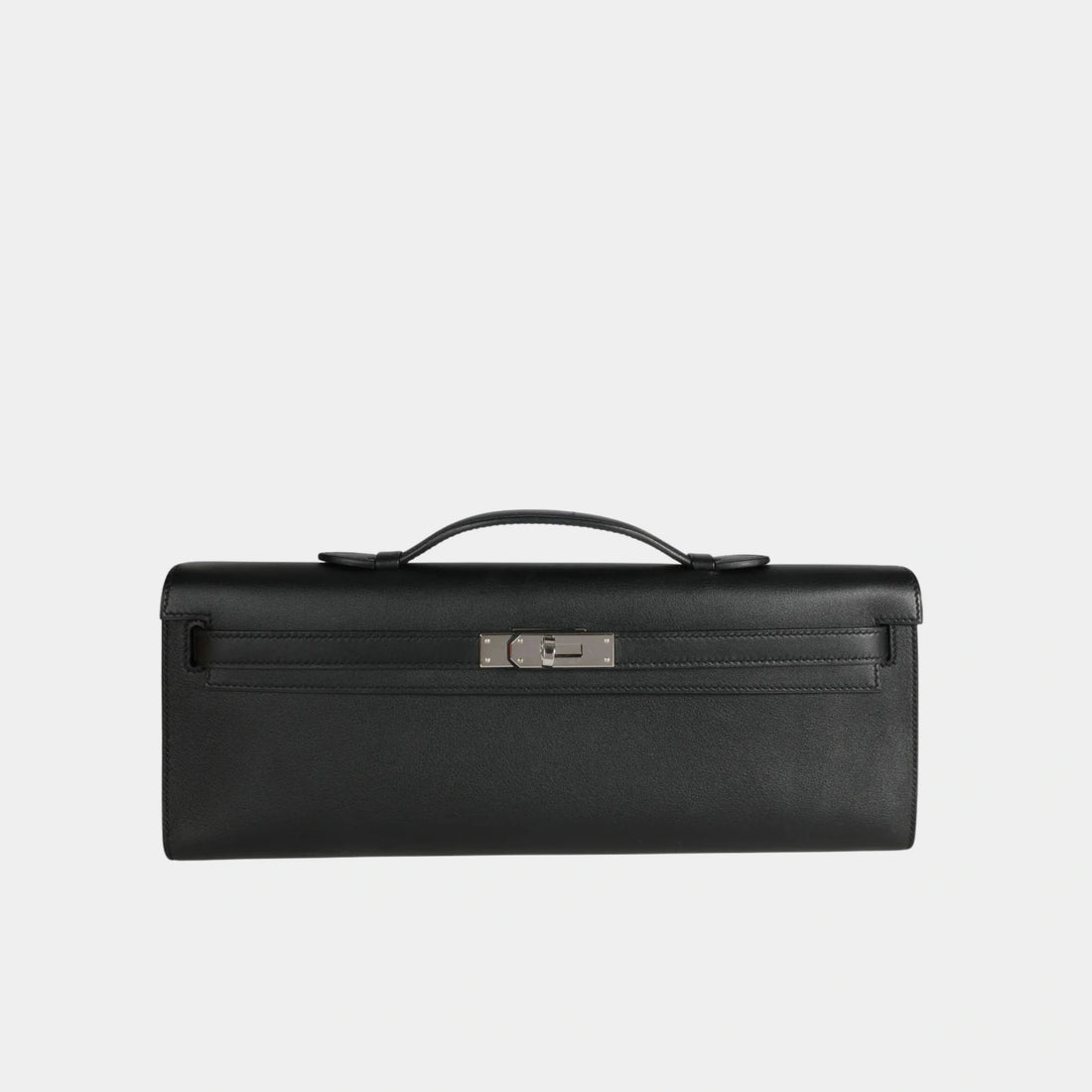 Kelly Cut Clutch Swift Black PHW