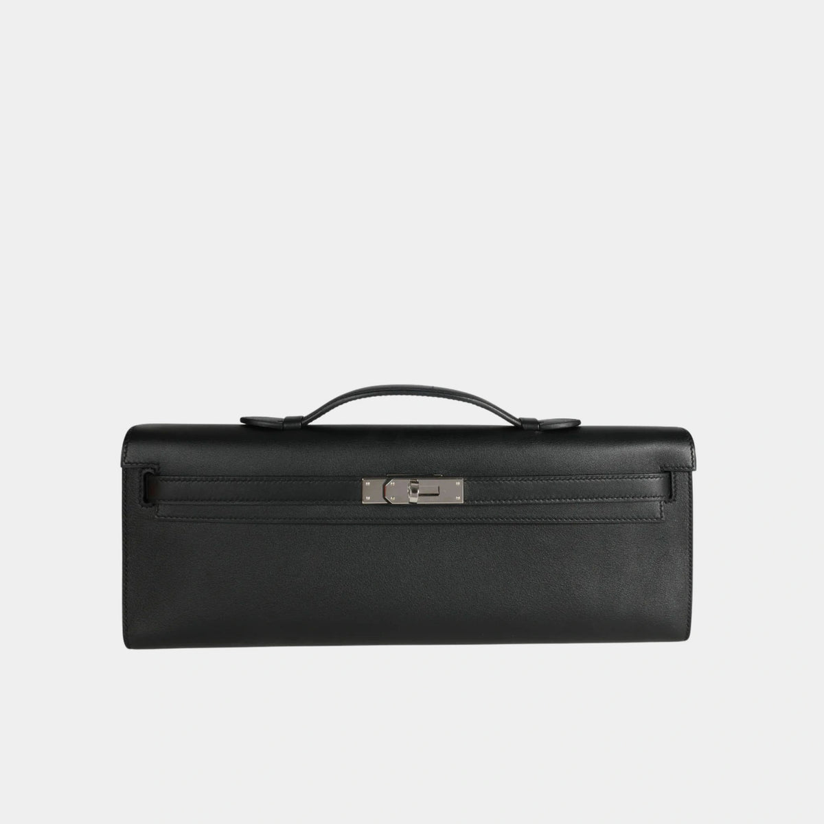 Kelly Cut Clutch Swift Black PHW