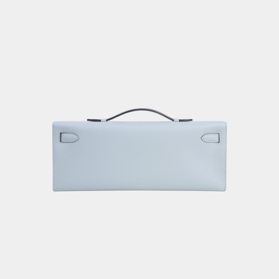 Hermes Kelly Cut Epsom أزرق جليدي PMHW، خلف