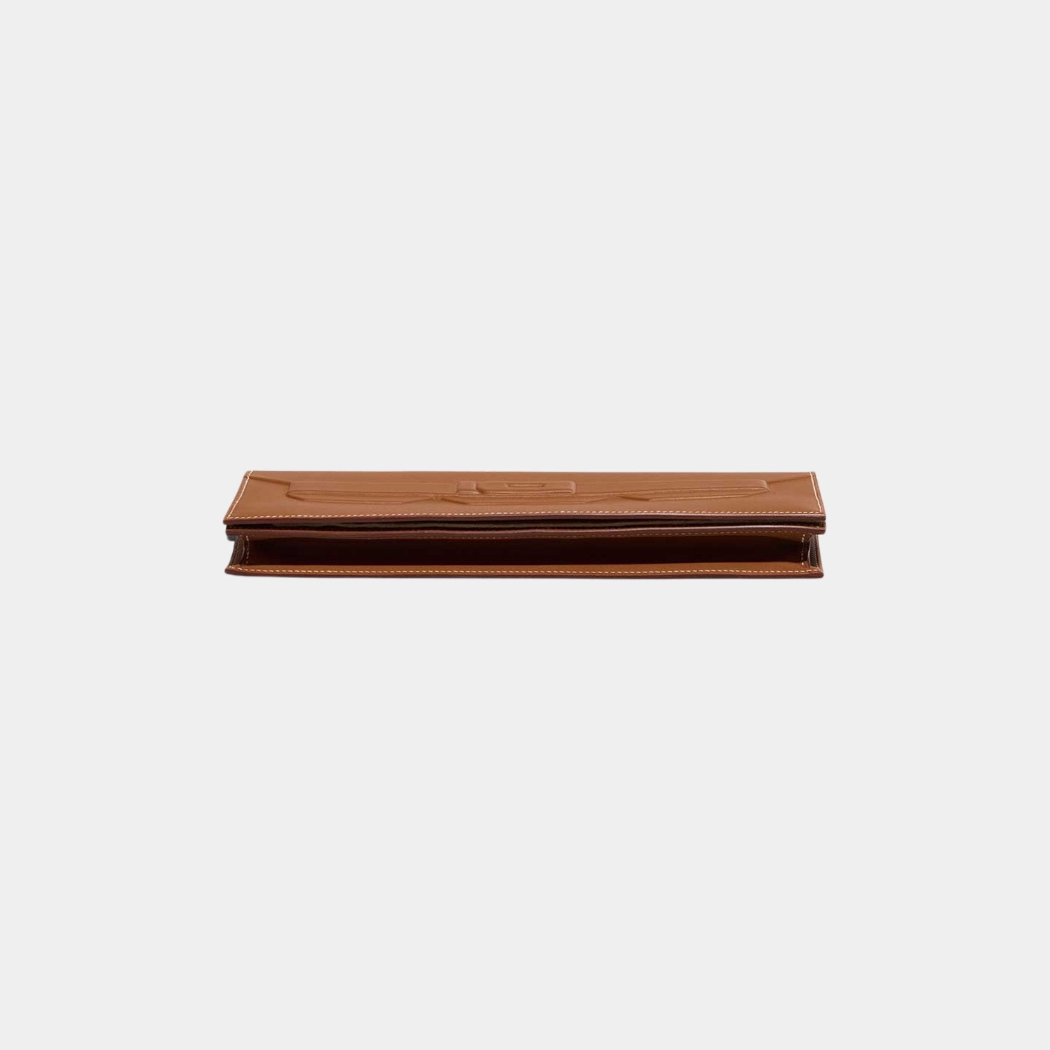 Hermes Kelly Cut Shadow Clutch Swift Gold, Bottom