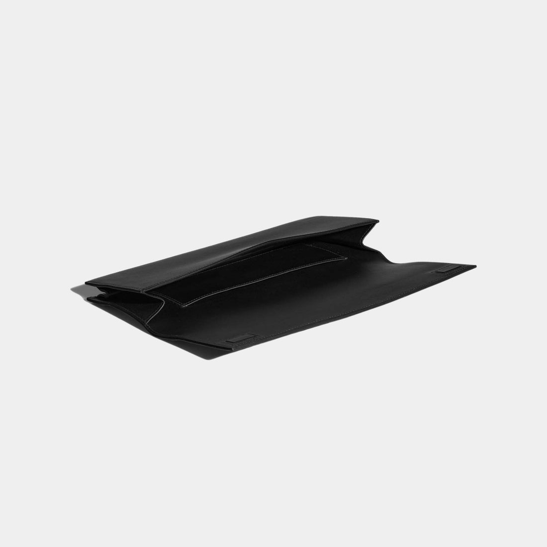 Hermes Kelly Cut Shadow Clutch Swift Black, Interior