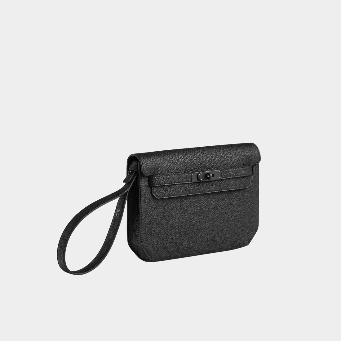 حقيبة Hermes Kelly Depeches 25 أحادية اللون من جلد العجل توغو، من الجانب