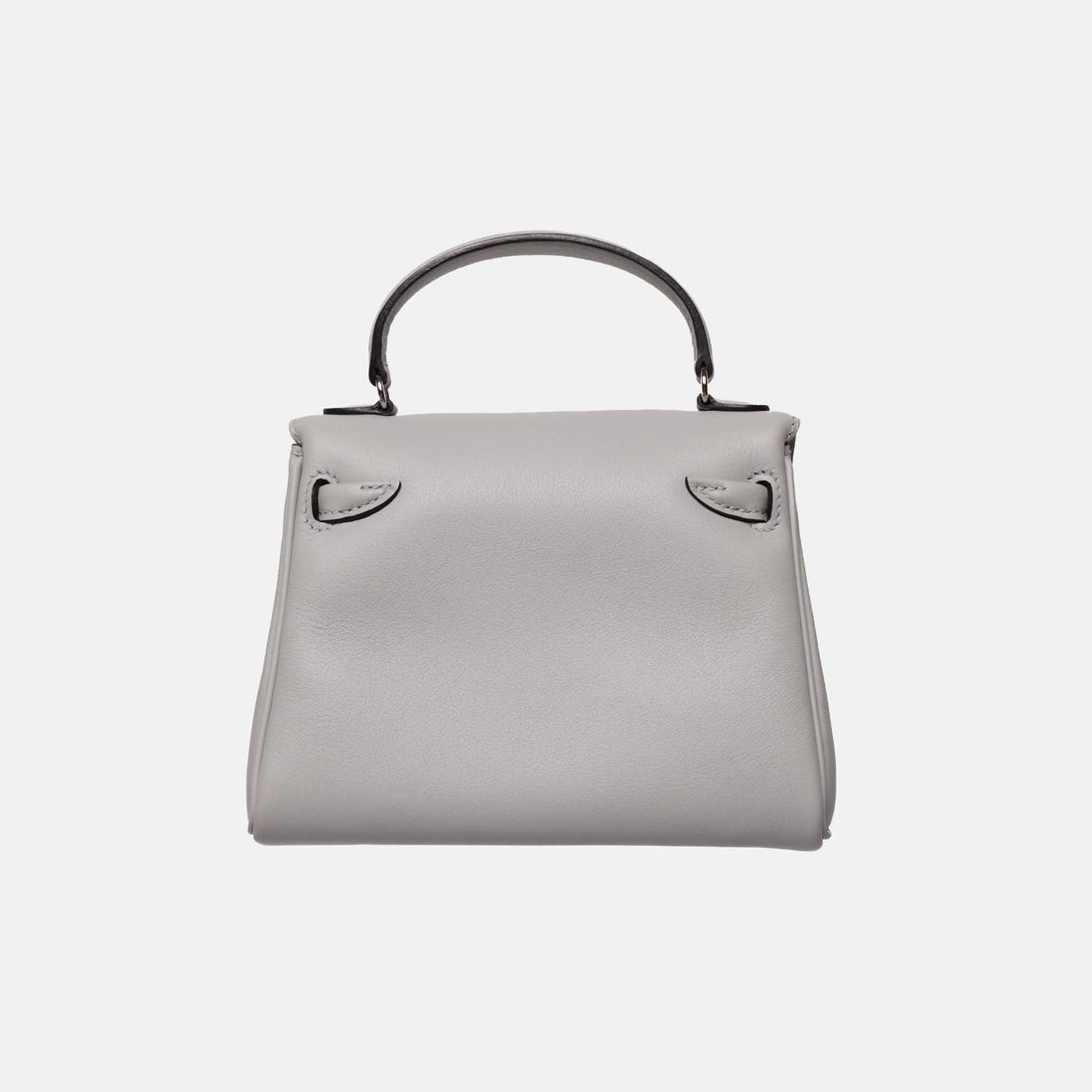 Hermes Kelly Doll Blue Glacier Blue Brume Swift PHW, Back
