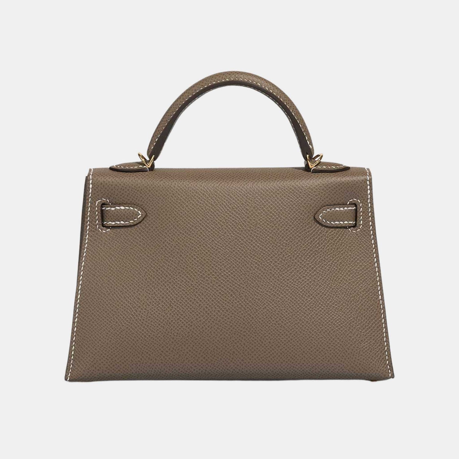 Hermes Kelly Mini Epsom Etoupe, Back