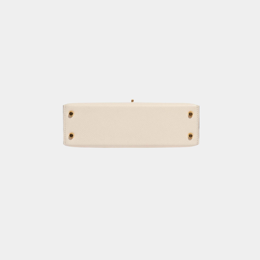 Hermes Kelly Mini Epsom Nata GHW، من الأسفل