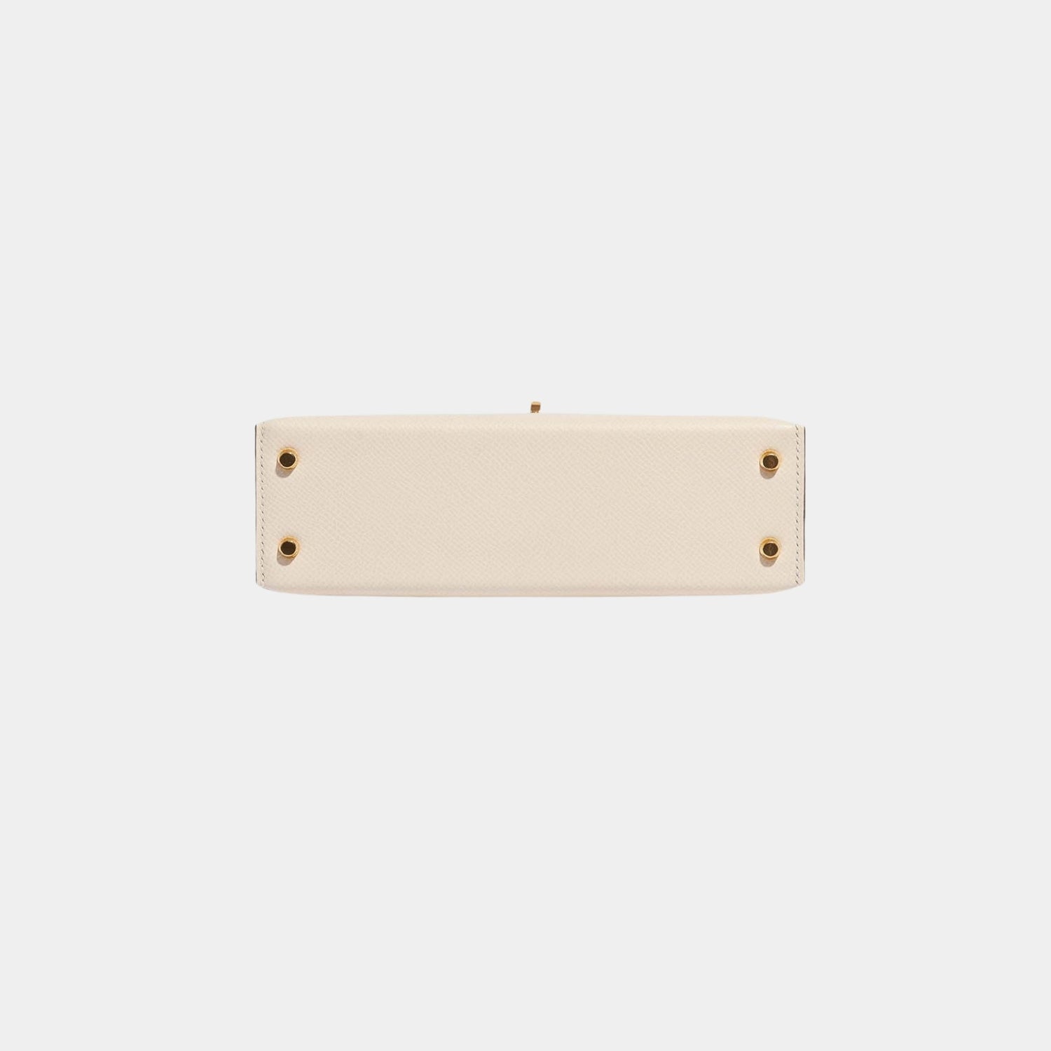 Hermes Kelly Mini Epsom Nata GHW, Bottom