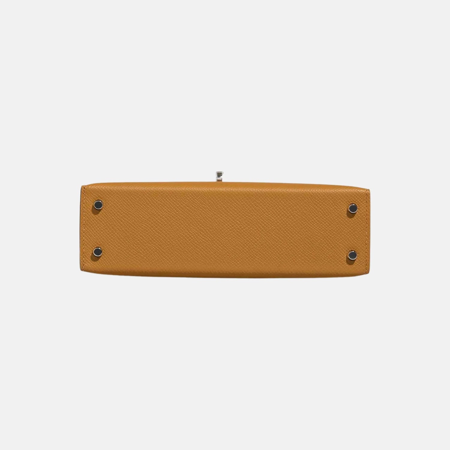 Hermes Kelly Mini Epsom Sesame PHW, bottom 