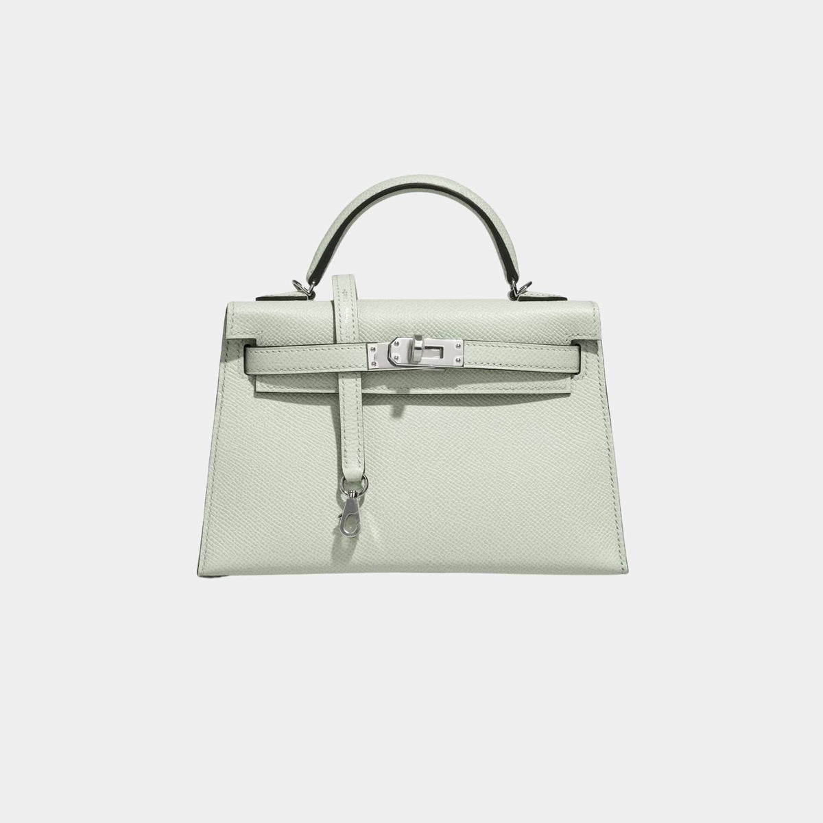 Kelly Mini Epsom Vert Fizz PHW