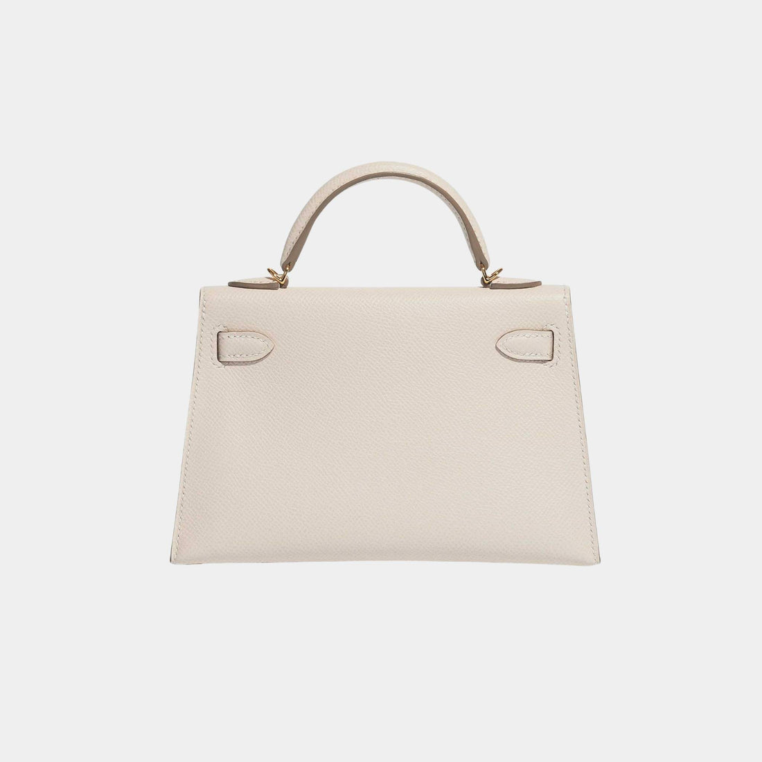 Hermes Kelly Mini II 20 Epsom Craie GHW, Back