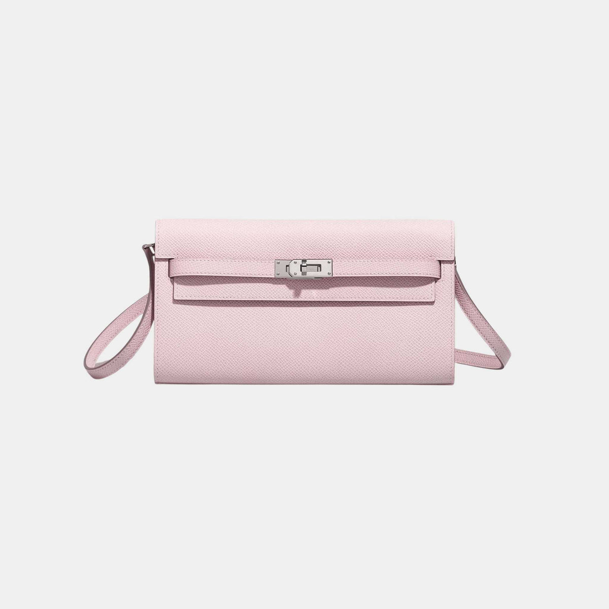 Kelly To Go Wallet Epsom Mauve Pale
