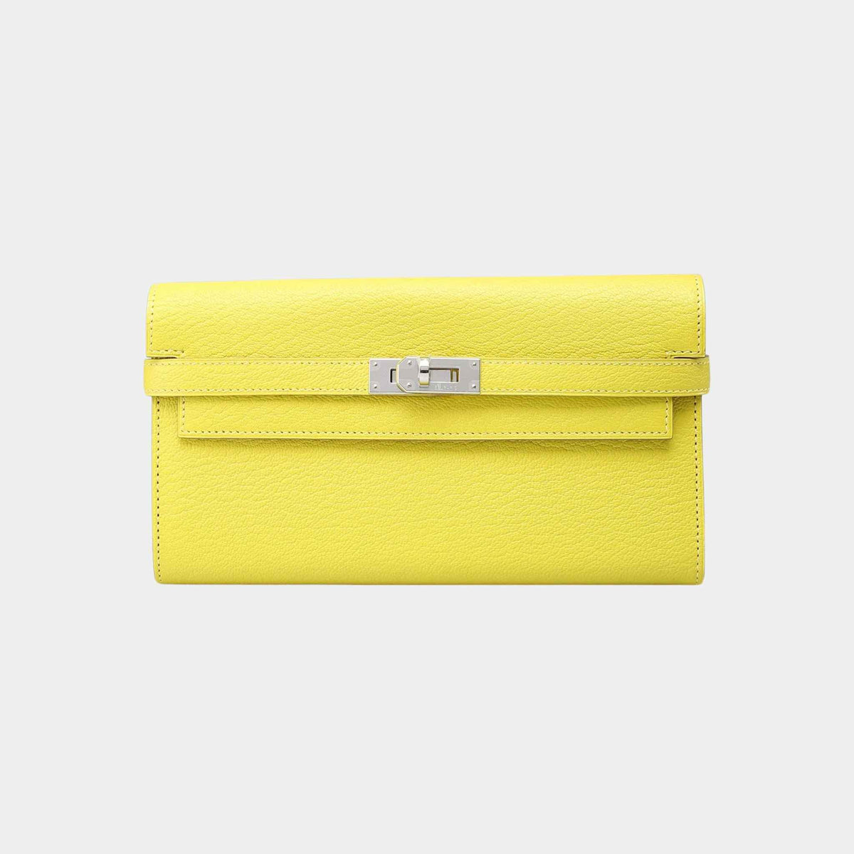 محفظة Kelly Wallet To Go باللون Limoncello مع إكسسوارات بلاديوم