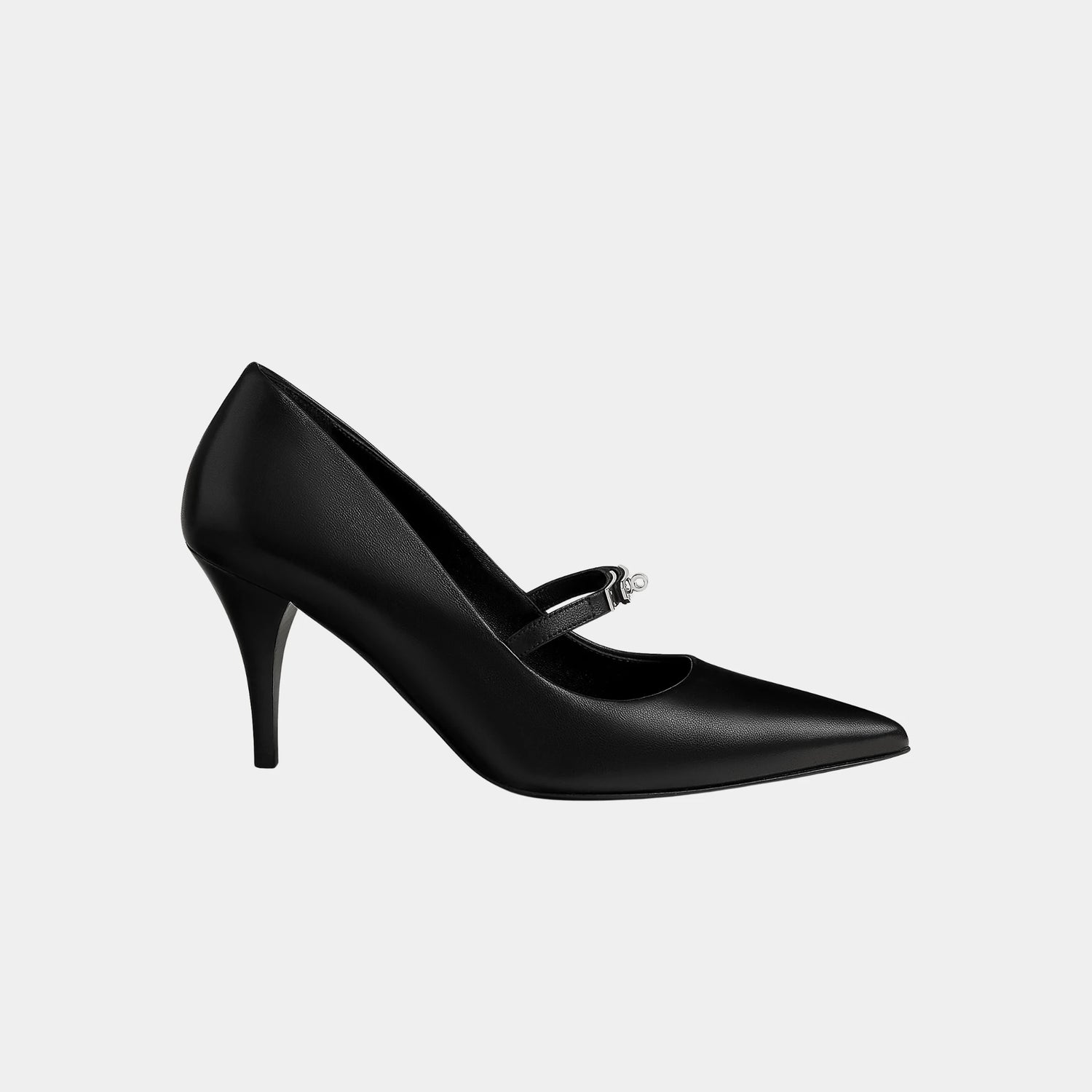 Hermes Majeste 80 Pump in Nappa Leather, Black, Side