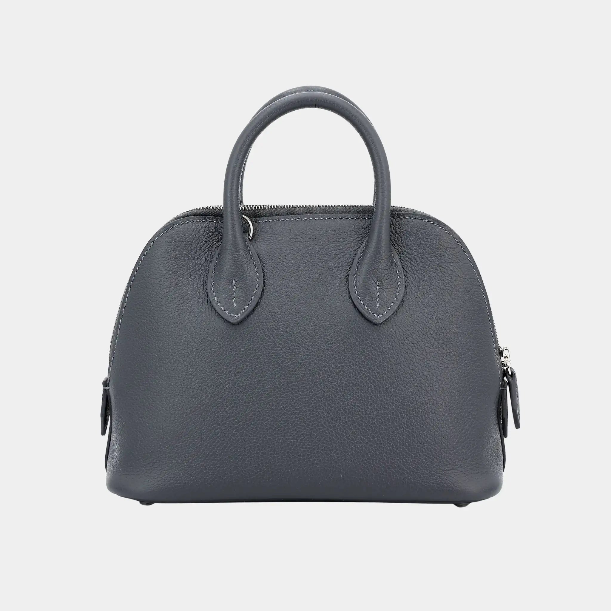 Hermes Mini Bolide Evercolor Ardoise PHW, Front