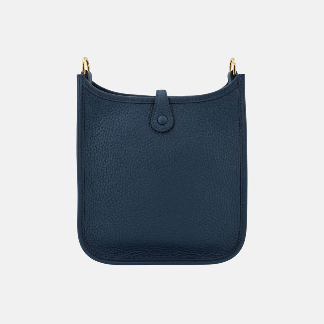Hermes Mini Evelyne TPM Amazone 112 Clemence Bleu de Prusse GHW، من الخلف