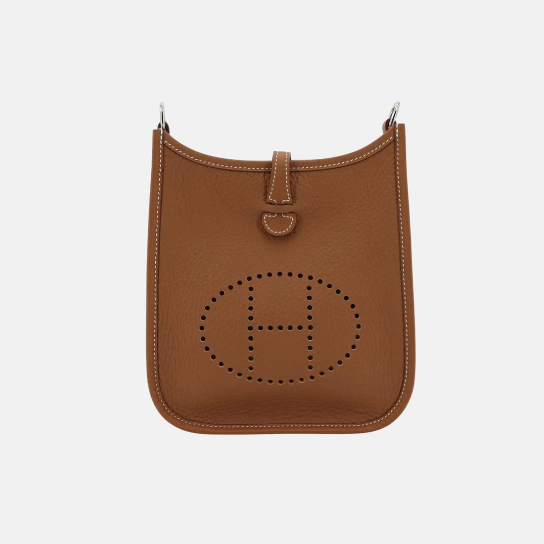 Hermes Mini Evelyne TPM Amazone 112 Clemence Gold PHW, Front