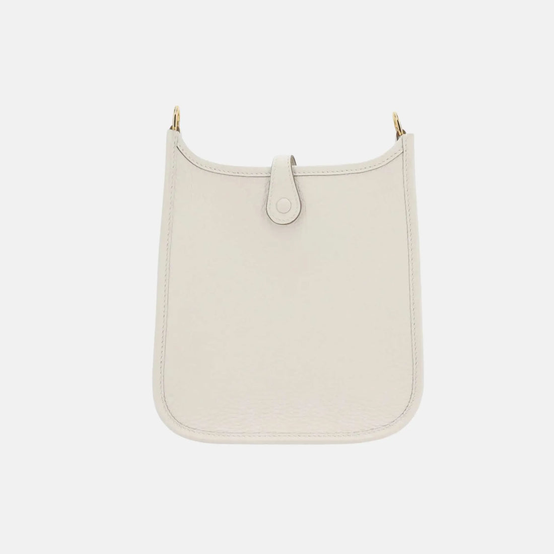 Hermes Mini Evelyne TPM Amazone 89 Clemence Gris Pale GHW، الخلف