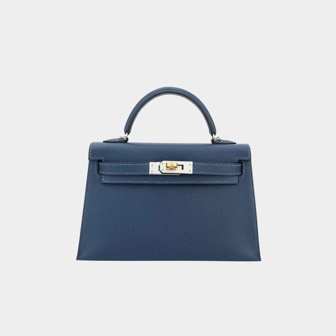 Hermes Mini Kelly II Bleu de Prusse ELHW, Front