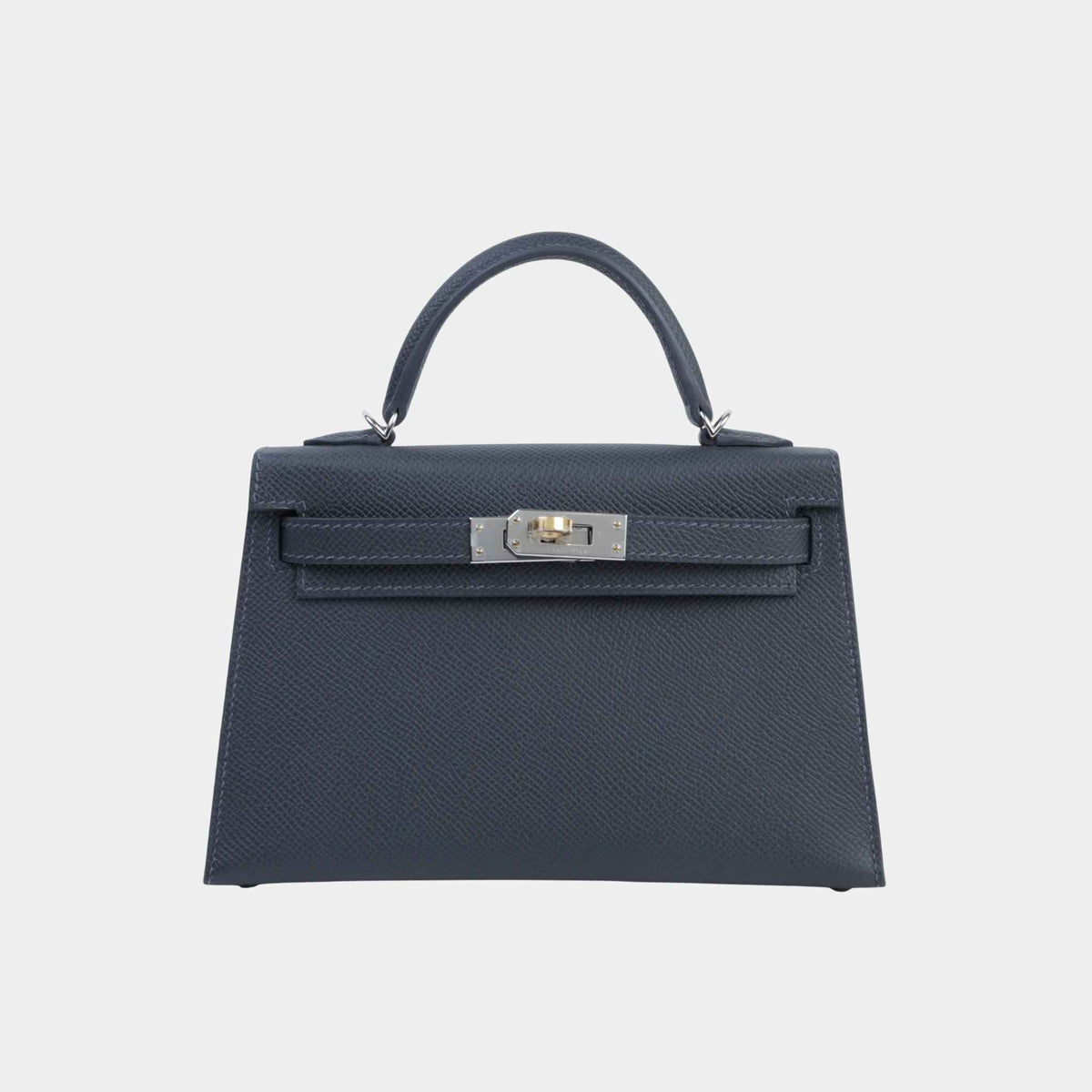 حقيبة Mini Kelly II Epsom Ardoise مع حليات ELHW