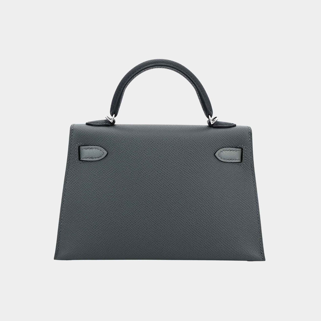 Hermes Mini Kelly II Epsom Vert Mangrove/Vert Amande/Black PHW, Back