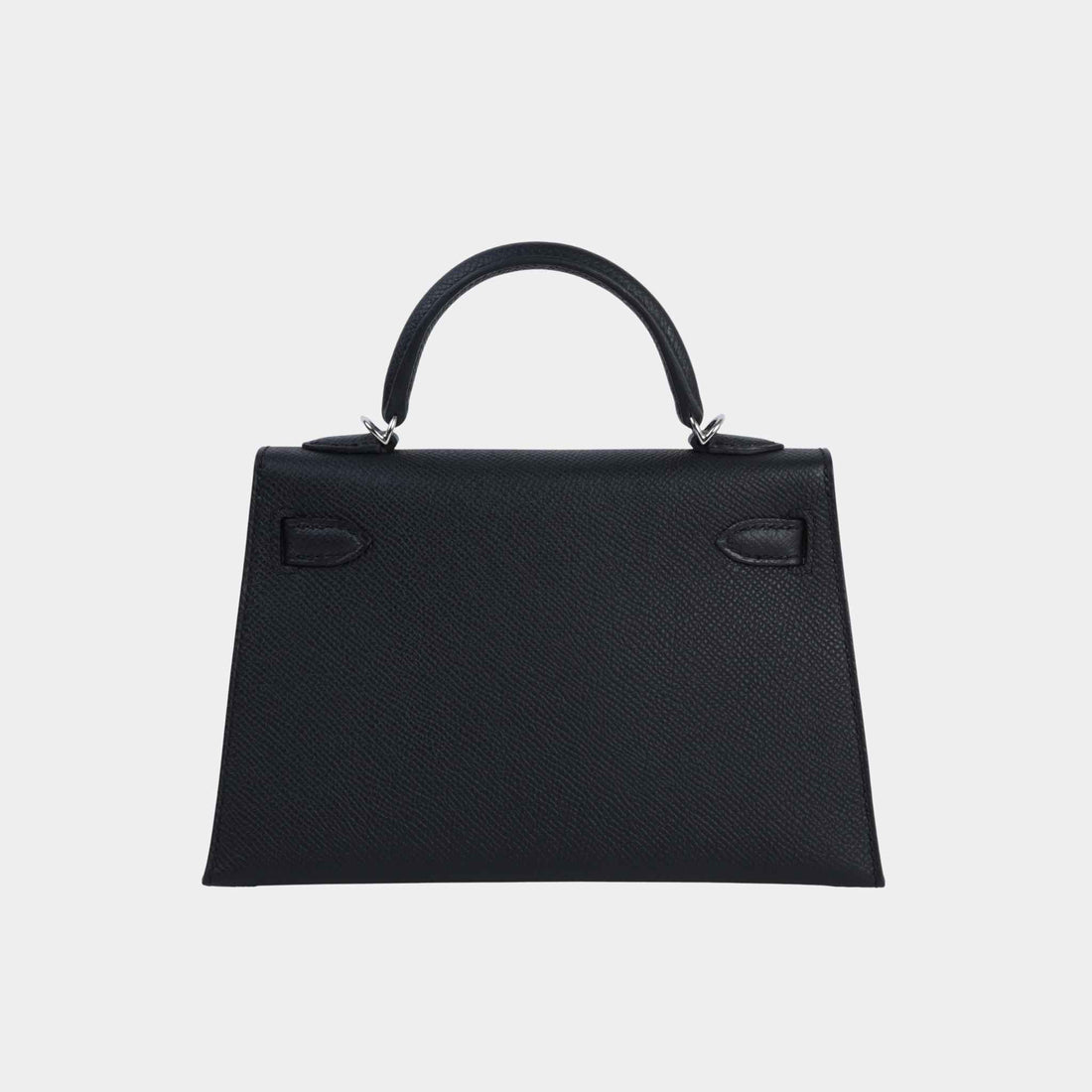 Hermes Mini Kelly II HSS Epsom Black/Nata PHW, Back