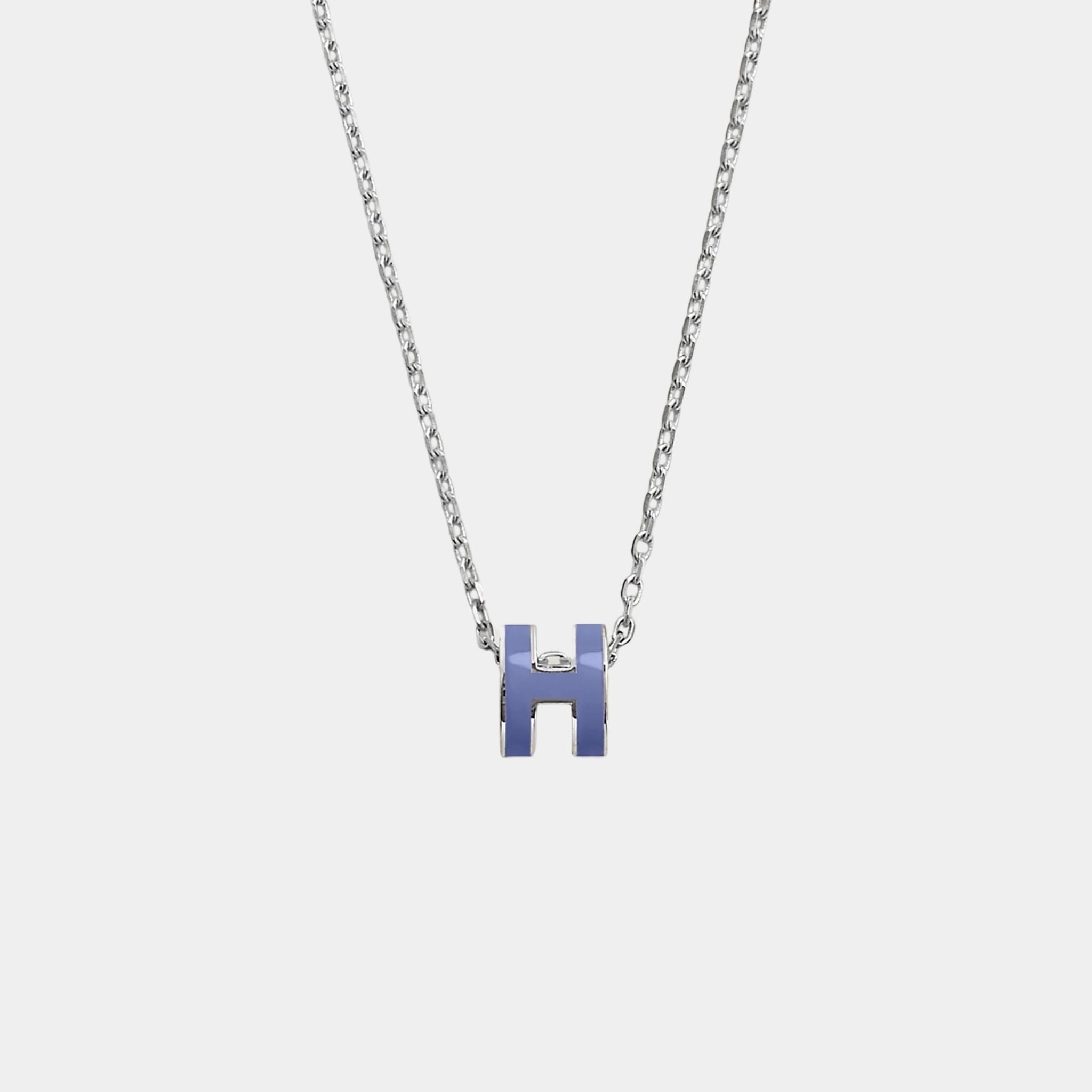 定番人気 ☆HERMES☆ Mini Pop H Pendant パラジウムチェーン 定番人気 ☆HERMES☆ Mini Pop H Pendant パラジウムチェーン