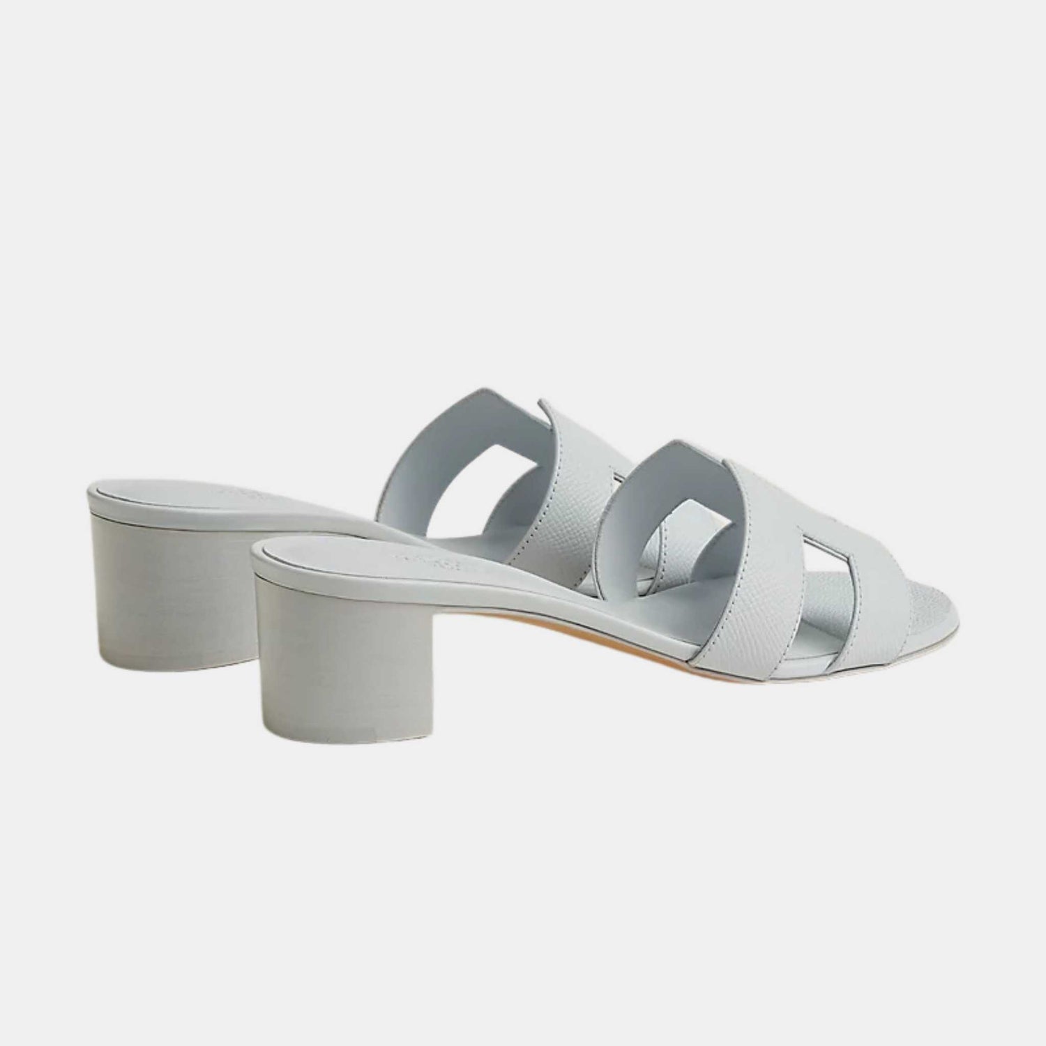 Hermes Oasis Sandals Ice Blue, heal and rear