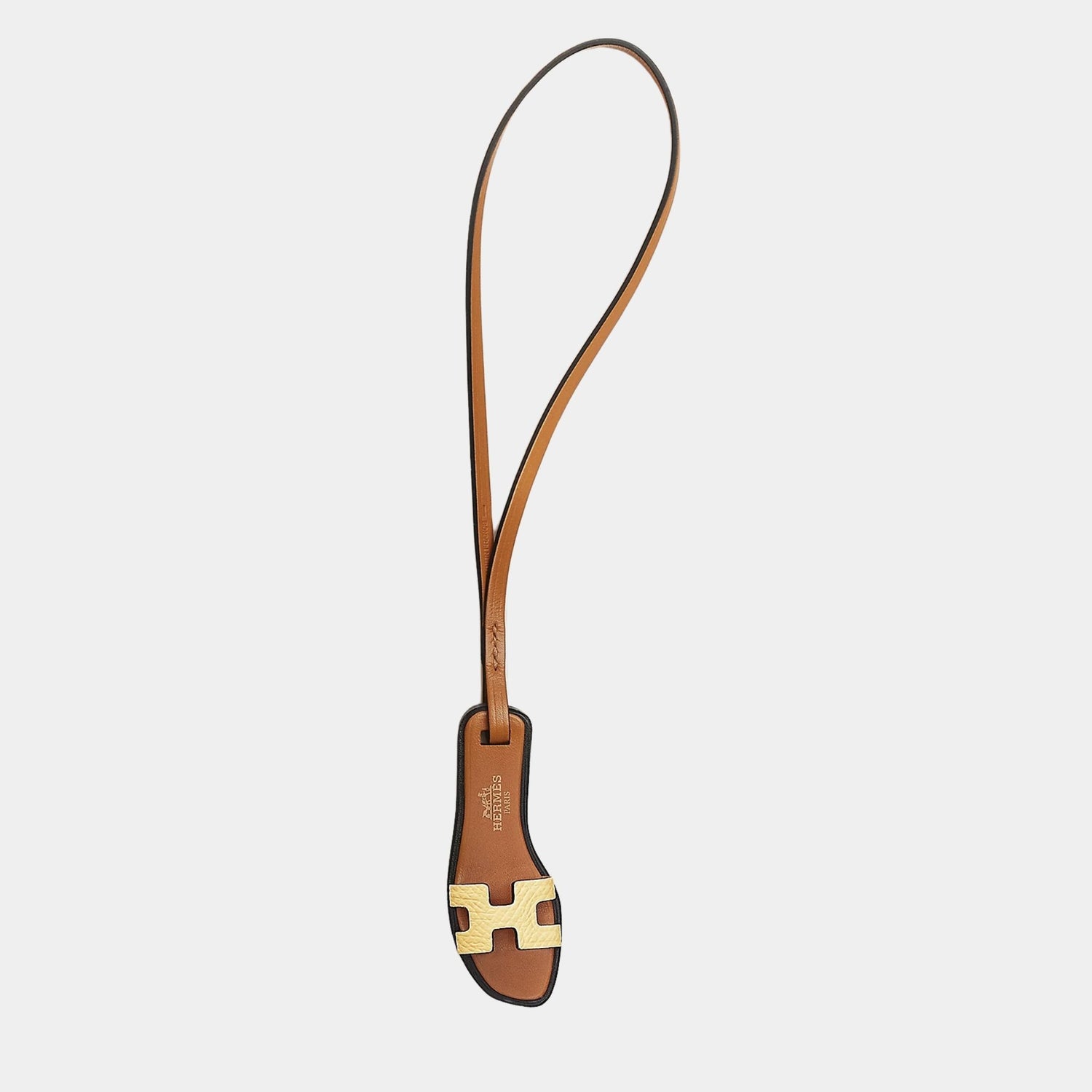 Hermes Oran Nano Charm, Jaune Poussin