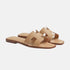 Hermes Oran Sandal, Beige Natura, Side View