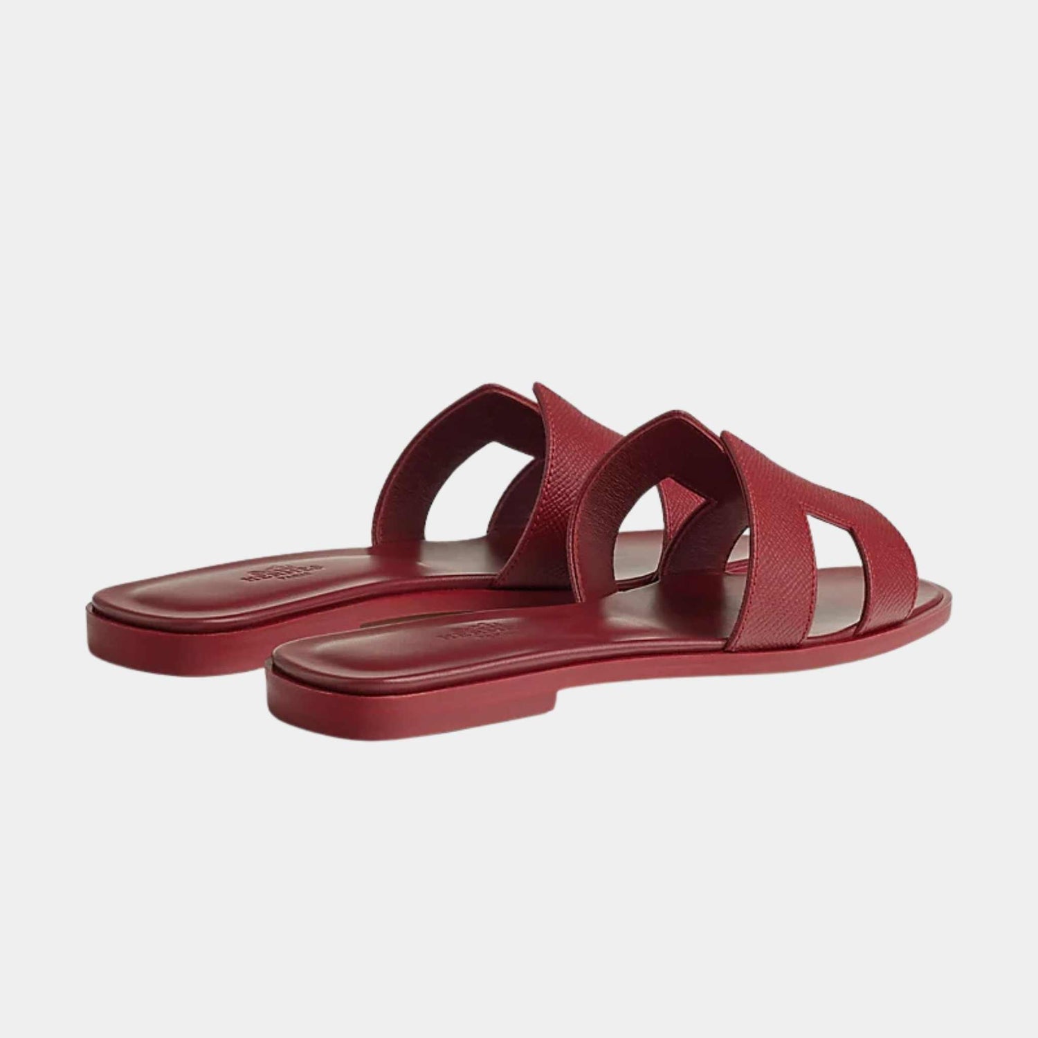 Hermes Oran Sandal Rouge H, Rear and Side