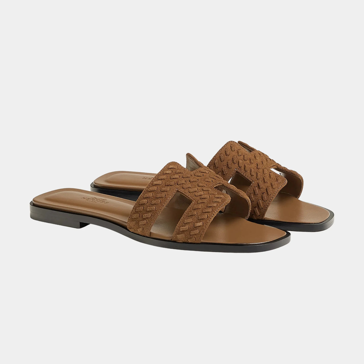 Oran Sandals in Braided Goat Suede