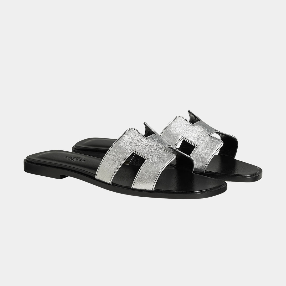Oran Sandals in Metallic Goatskin