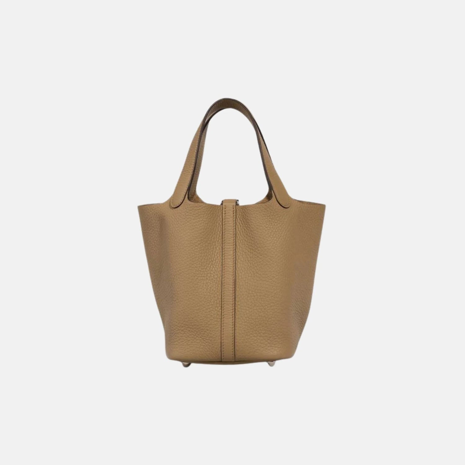 Hermes Picotin 18 Beige Marfa Clemence PHW, Back