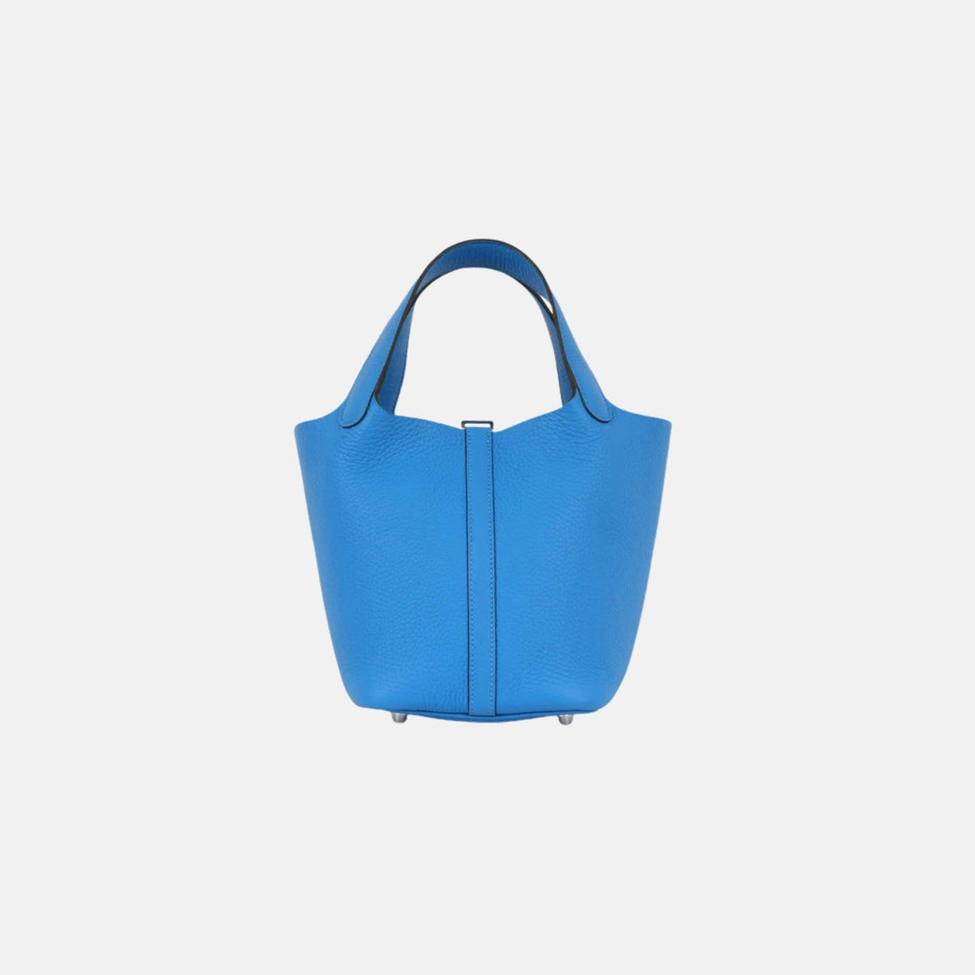 Hermes Picotin 18 Bleu Hydra PHW، ظهر