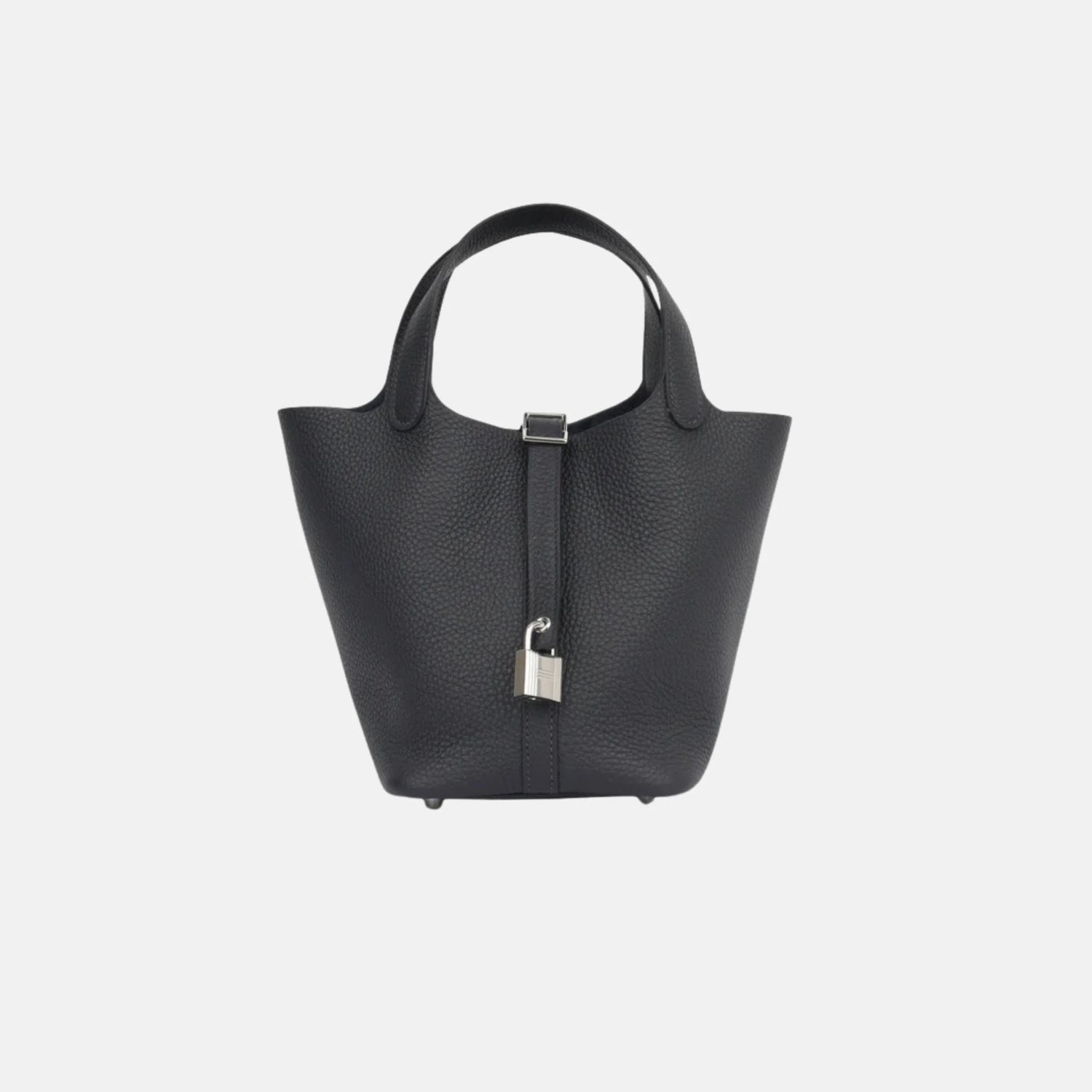 Hermes Picotin 18 Caban Deep Navy Clemence PHW, Front