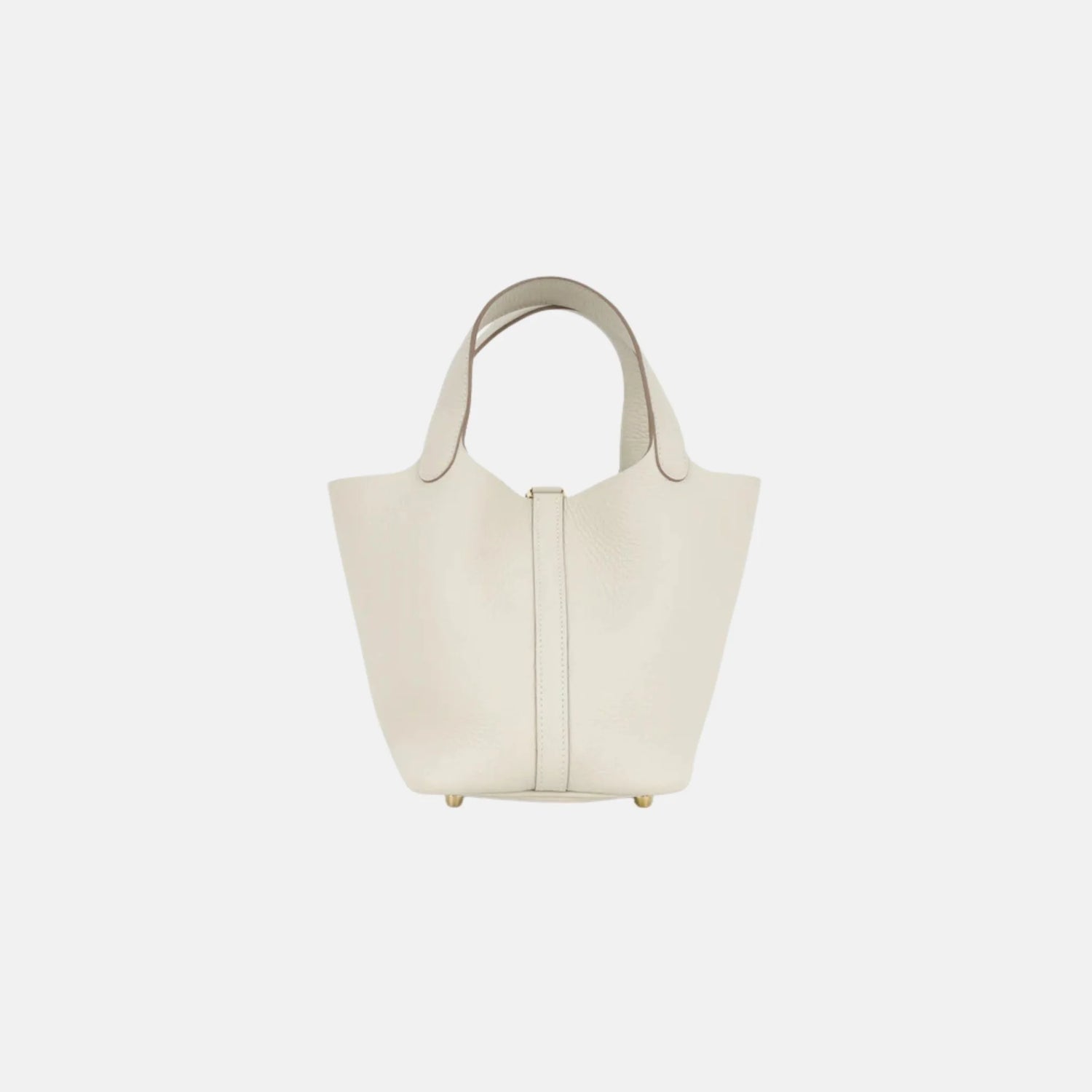 Hermes Picotin 18 Craie Clemence Leather GHW, Back