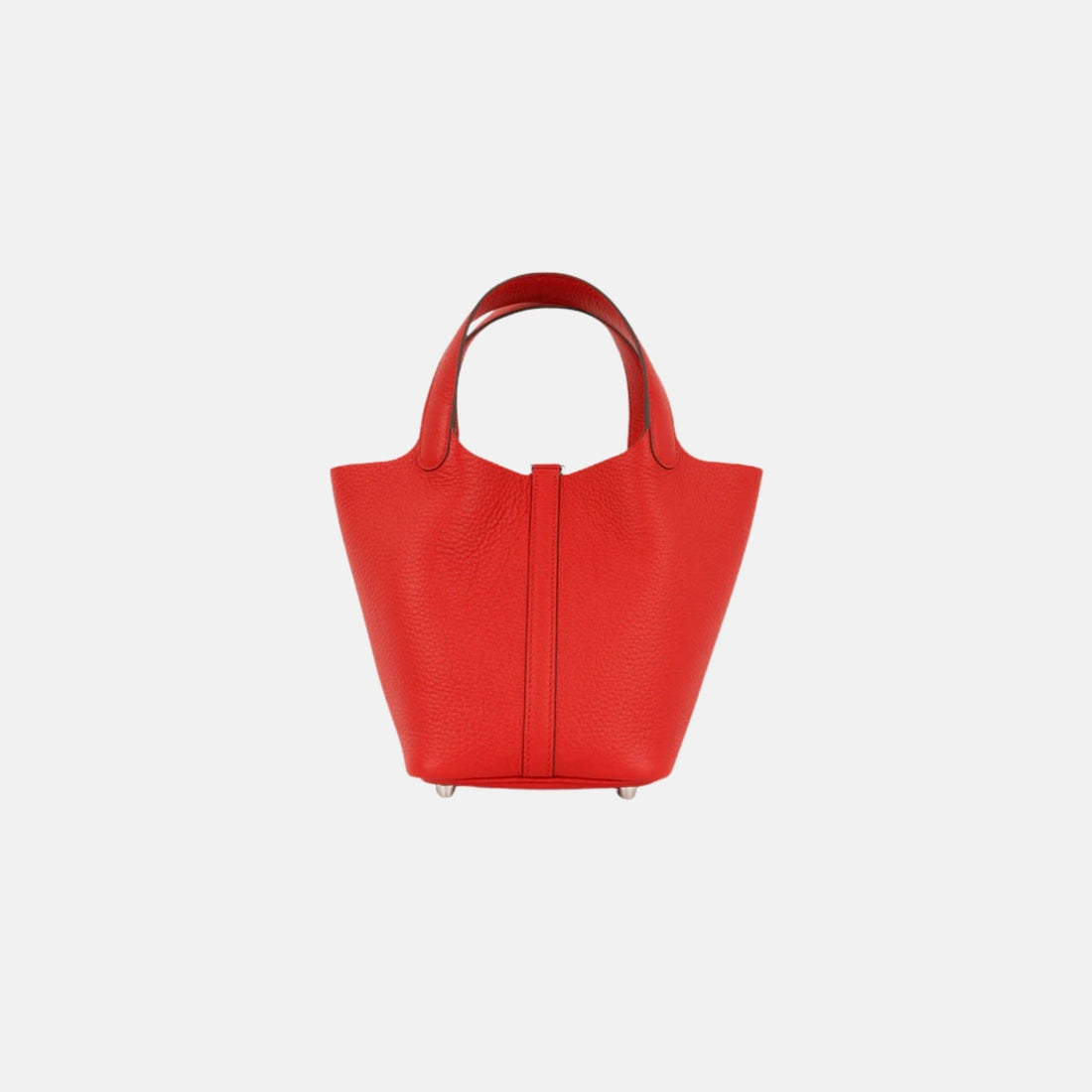 Hermes Picotin 18 Rouge Radieux Clemence PHW, Back