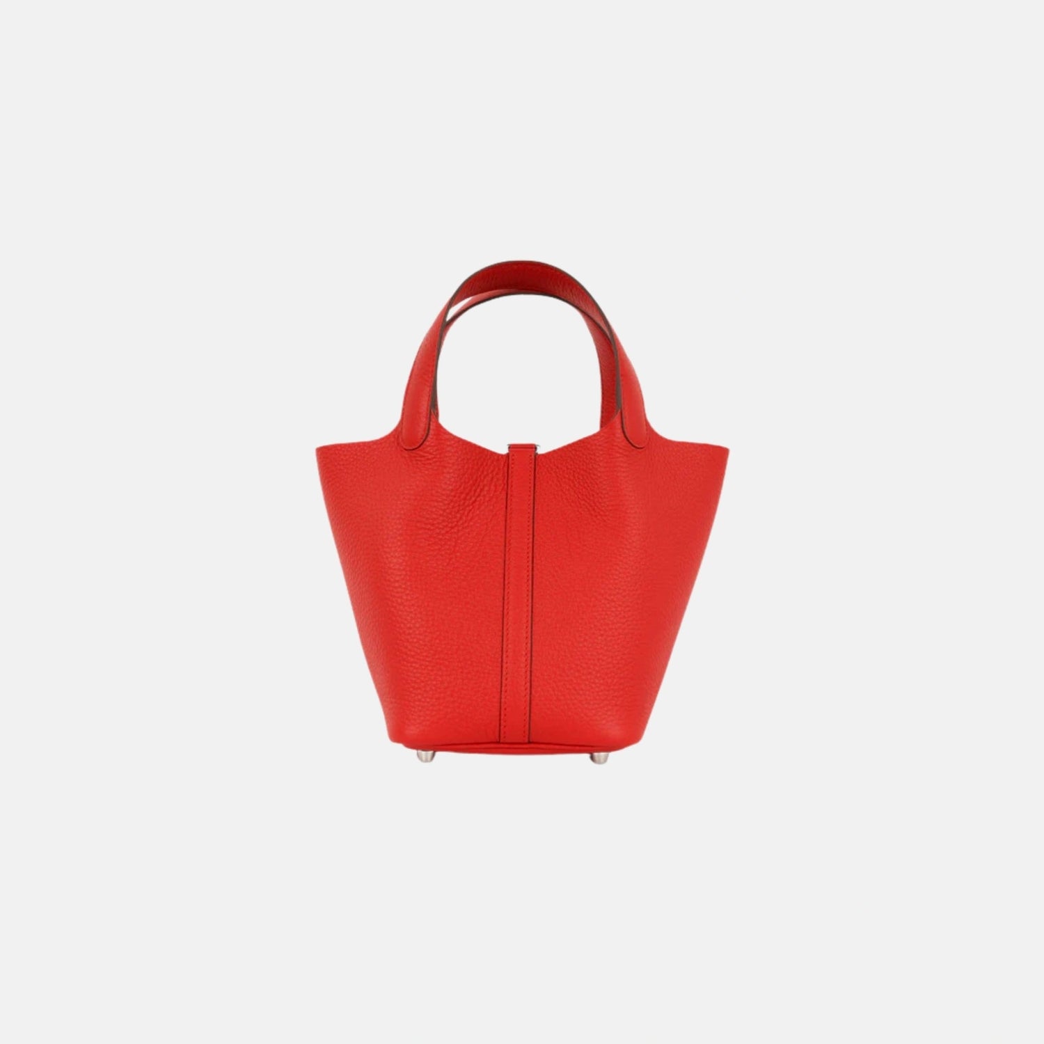 Hermes Picotin 18 Rouge Radieux Clemence PHW, Back