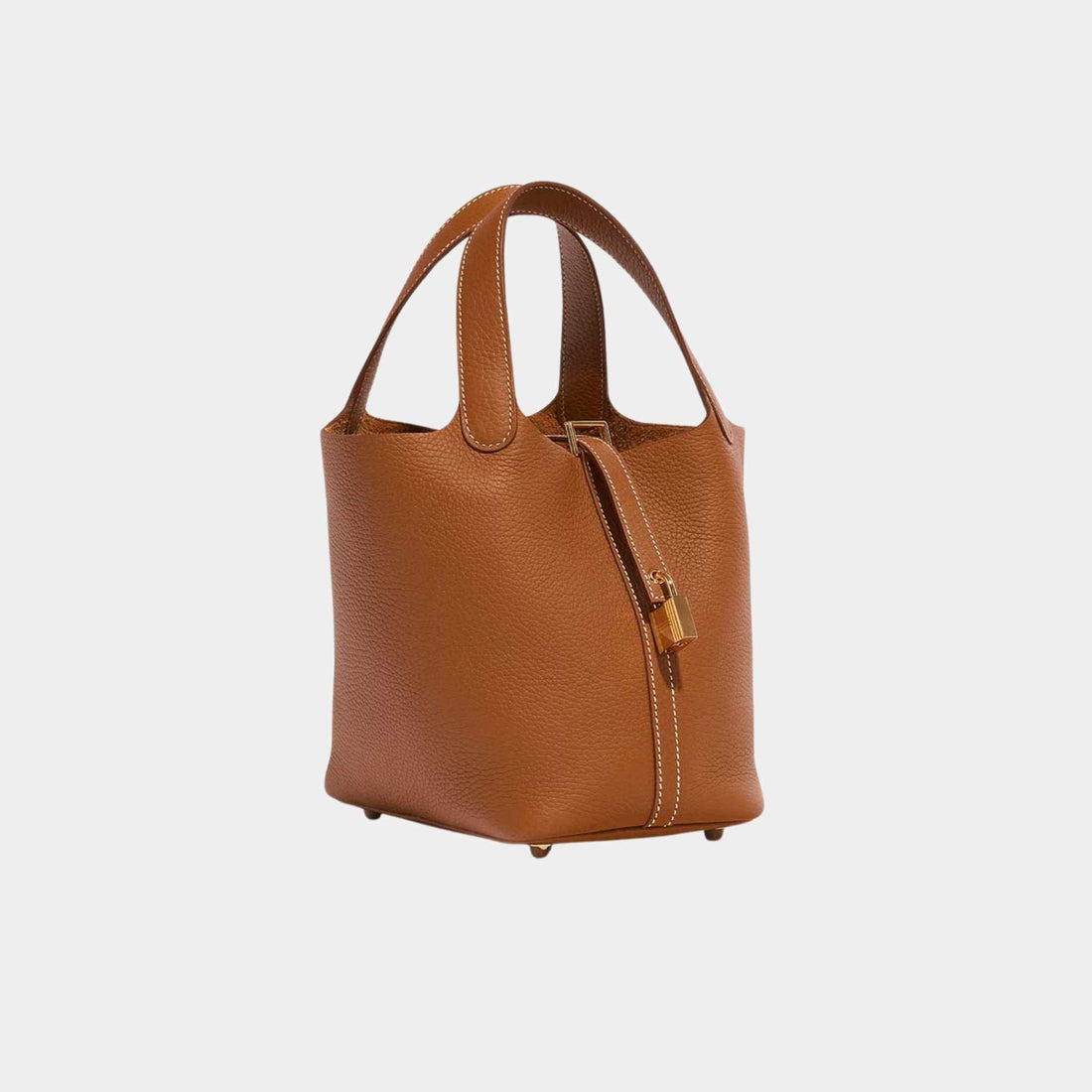 Hermes Picotin 18 Taurillon Clemence ذهبي GHW، جانب