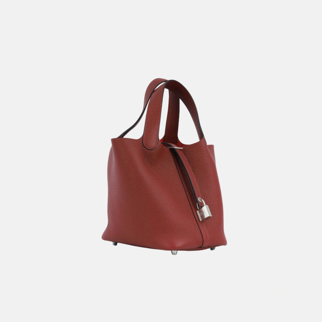 Hermes بيكوتان 18 توريون كلمنص أحمر H بمعدن بلاديوم، جانب