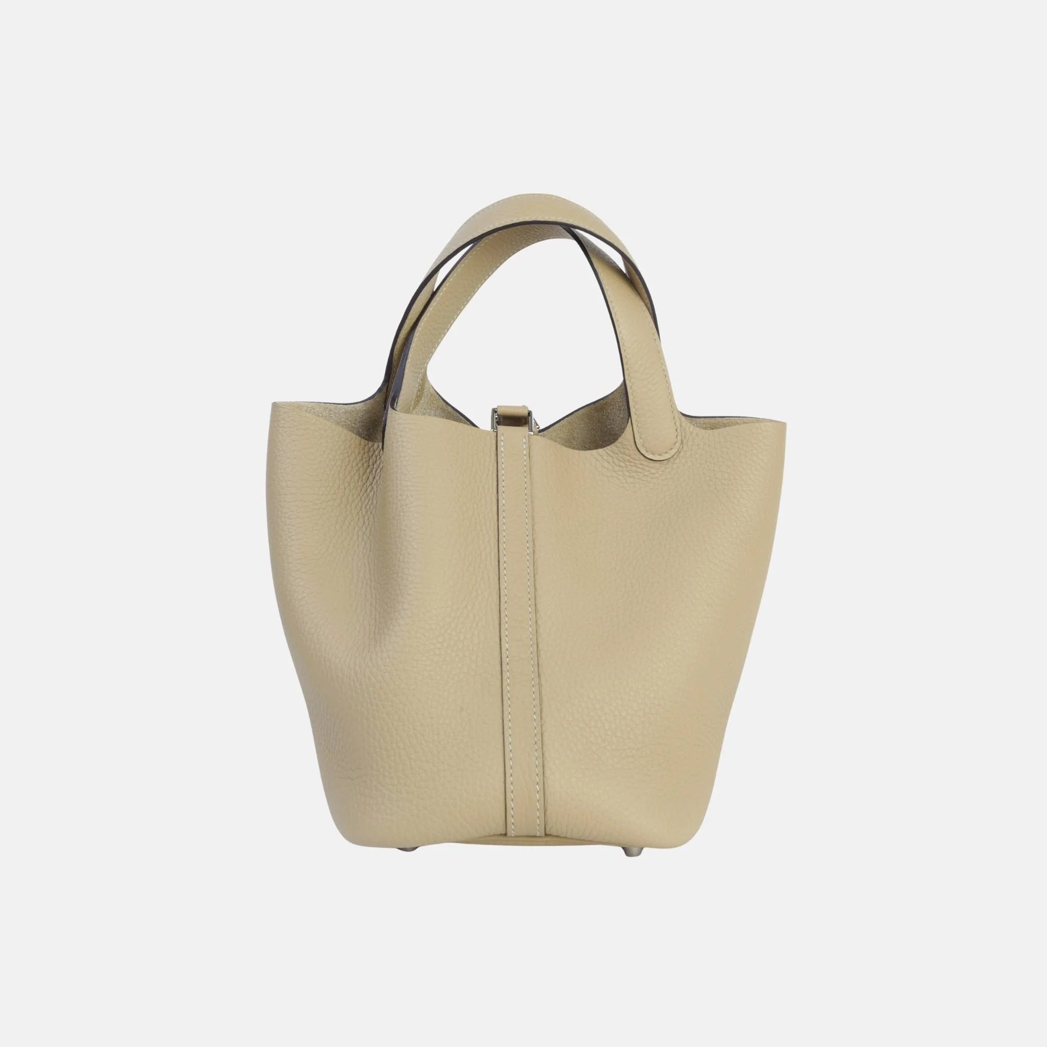 Hermes Picotin 18 Trench Clemence Leather PHW, Back