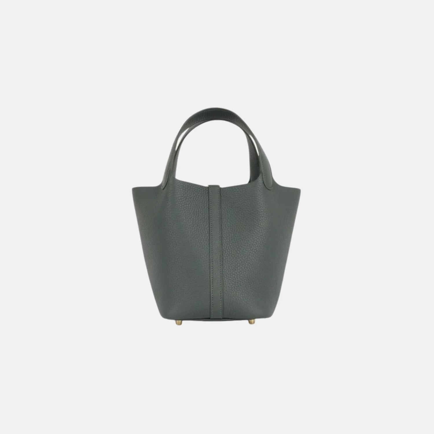 Hermes Picotin 18 Vert Mangrove Clemence GHW, Back