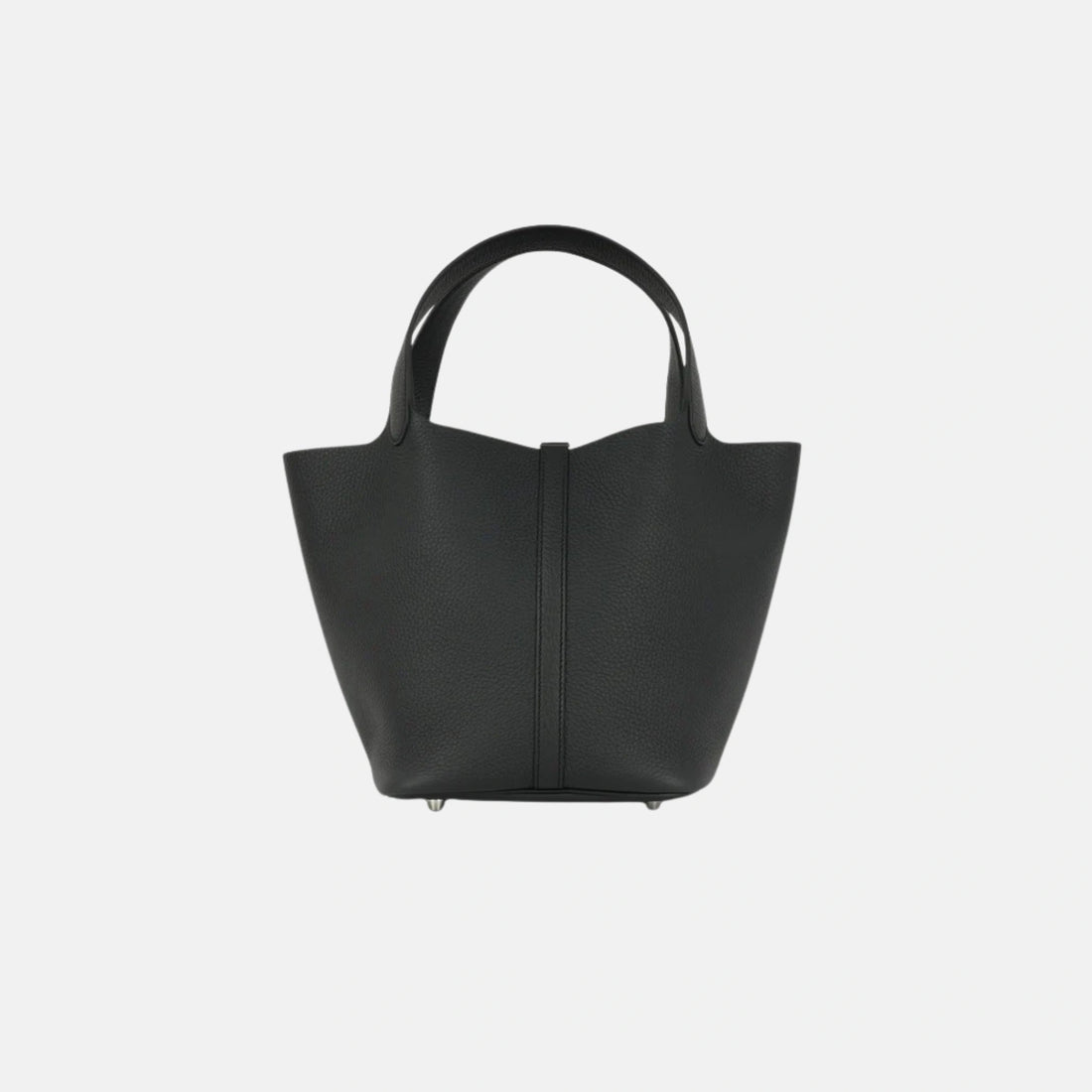 Hermes Picotin 22 Black Clemence PHW, Back