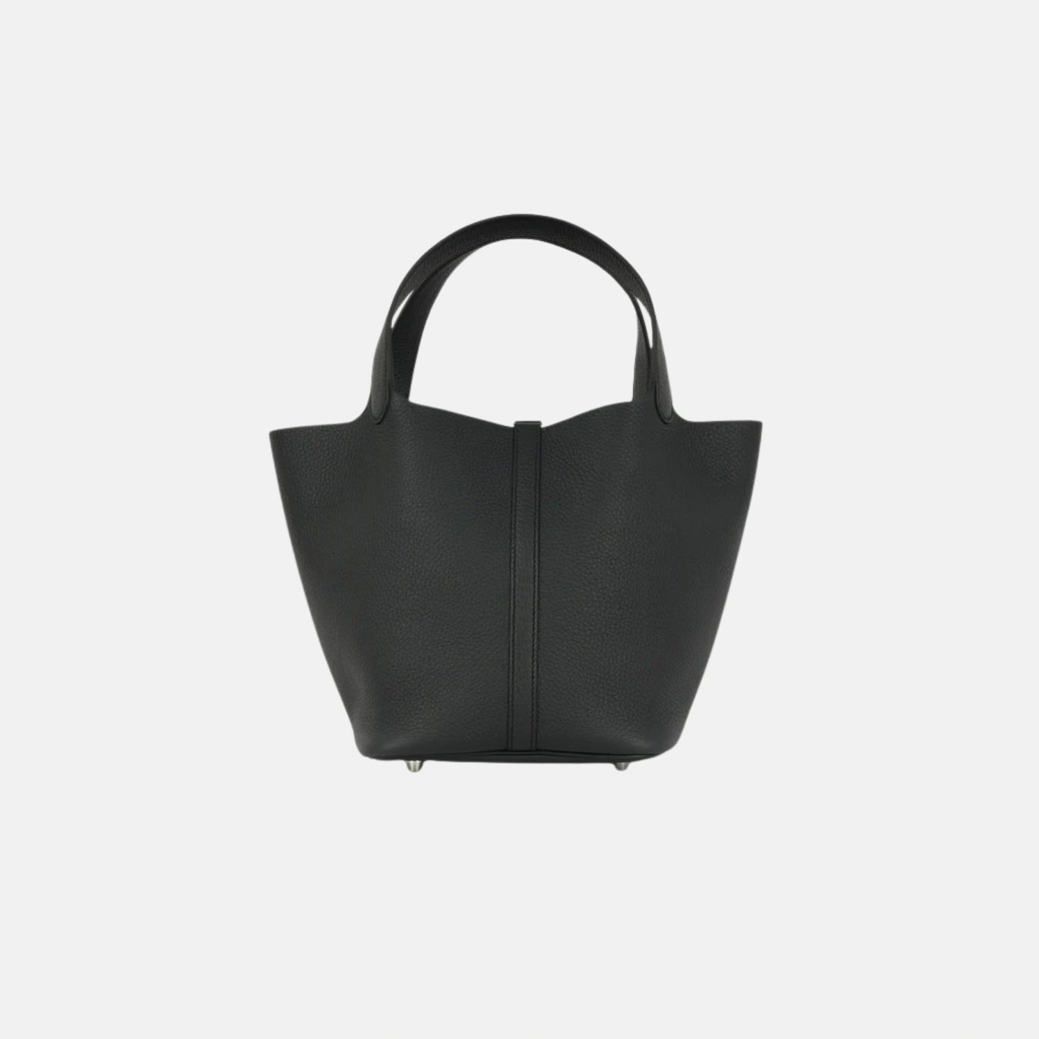 Hermes Picotin 22 Black Clemence PHW, Back
