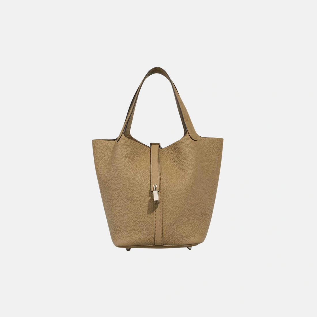 Hermes Picotin 22 Clemence Beige Marfa PHW, Front